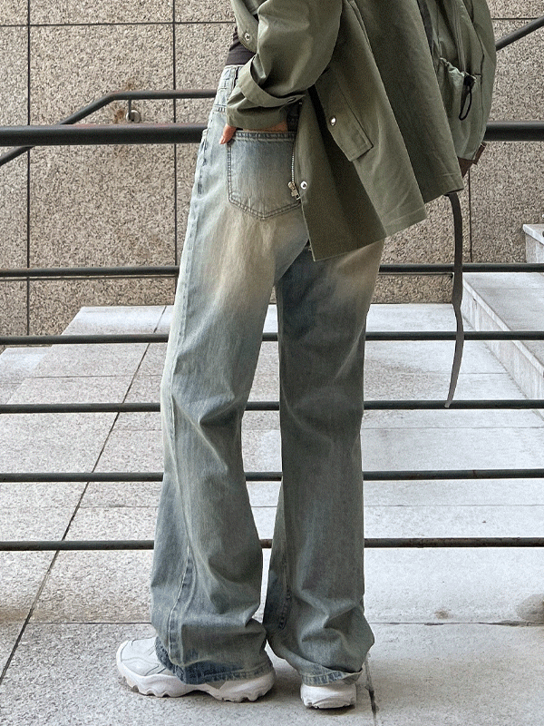 데일리 스트라이트핏 데님팬츠