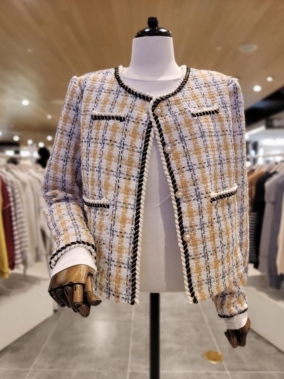 [나인스텝]라나트위드자켓 N23NJ3102