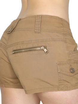 Vintage Multi Pocket Zipper Low Rise Shorts