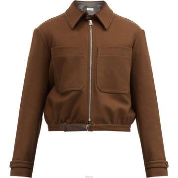 20 F/W LEMAIRE 르메르 오버핏 포켓 개더 펠트 울 크롭 자켓