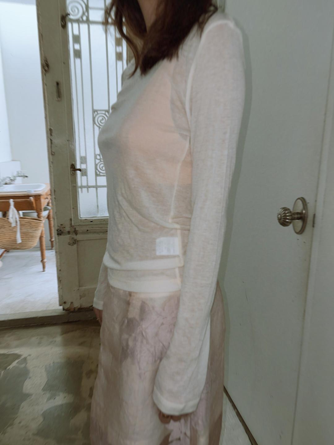 오간자 지퍼스커트