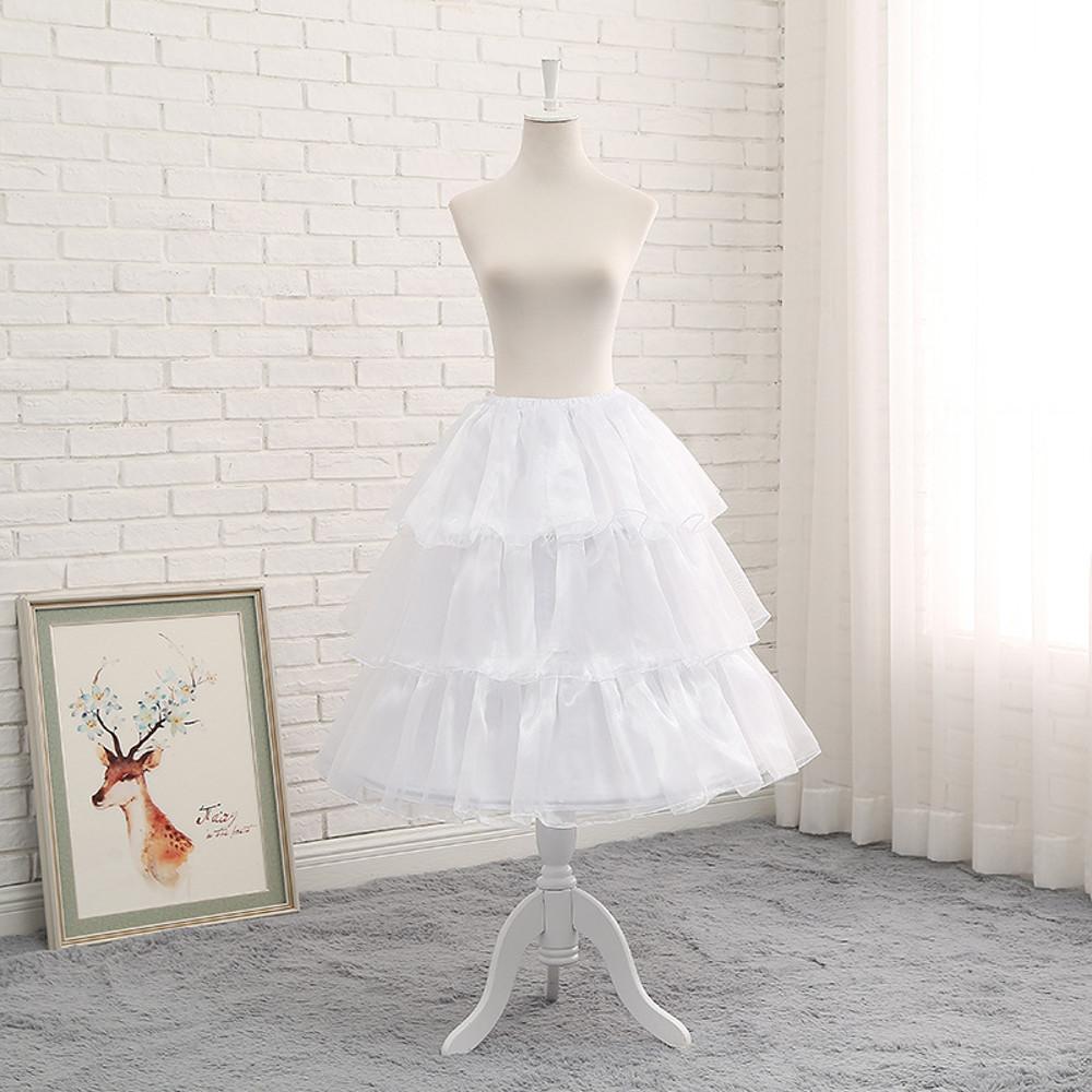 로리타 속치마 원피스 불륨 스커트 이너 치마 길이 변경 가능 50cm-70cm