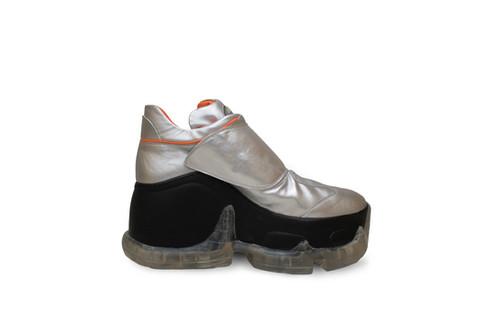 Air 12 Vegan Sneakers - Silver & Orange