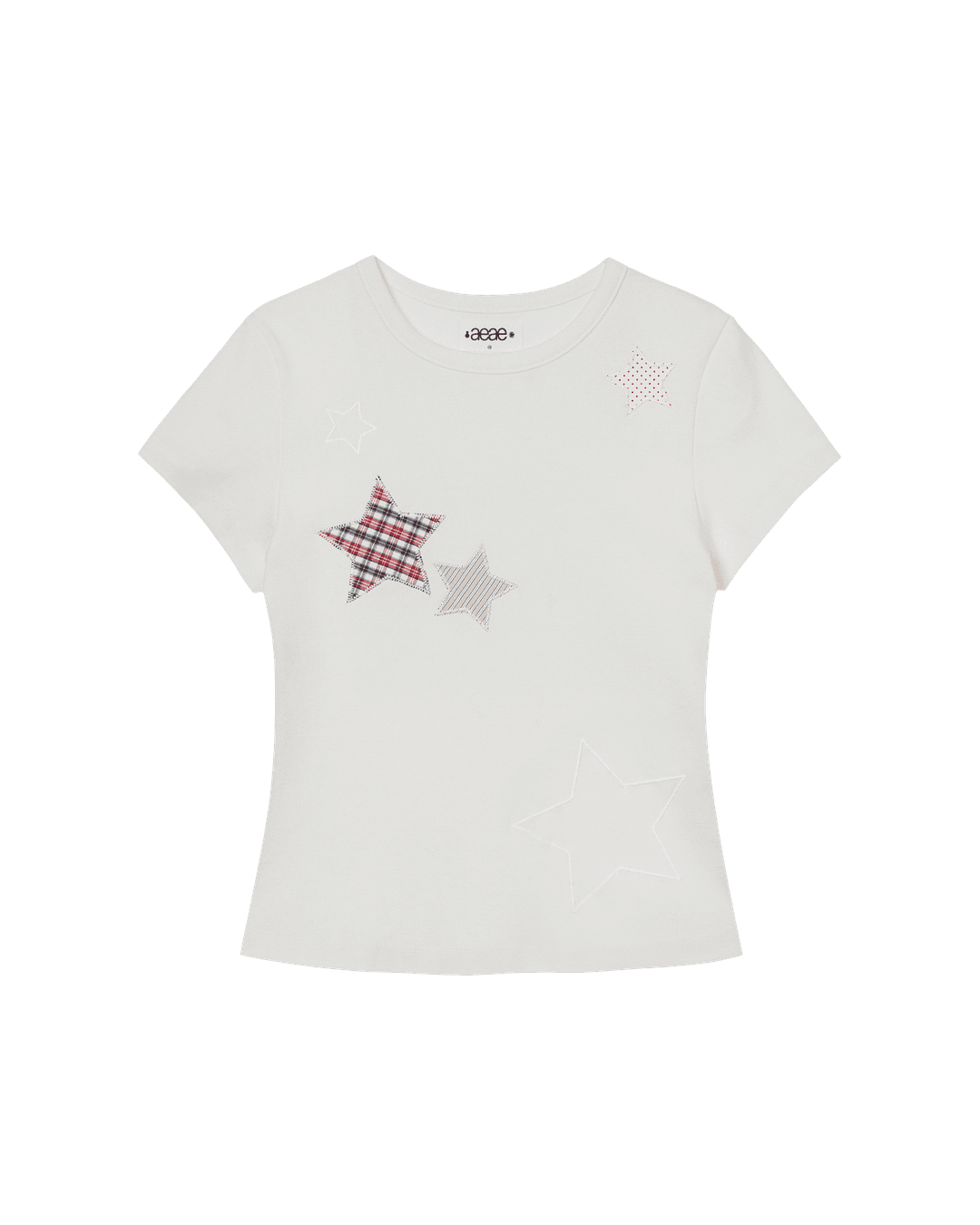 [4/11 예약발송] CHECK STAR TEE [WHITE]