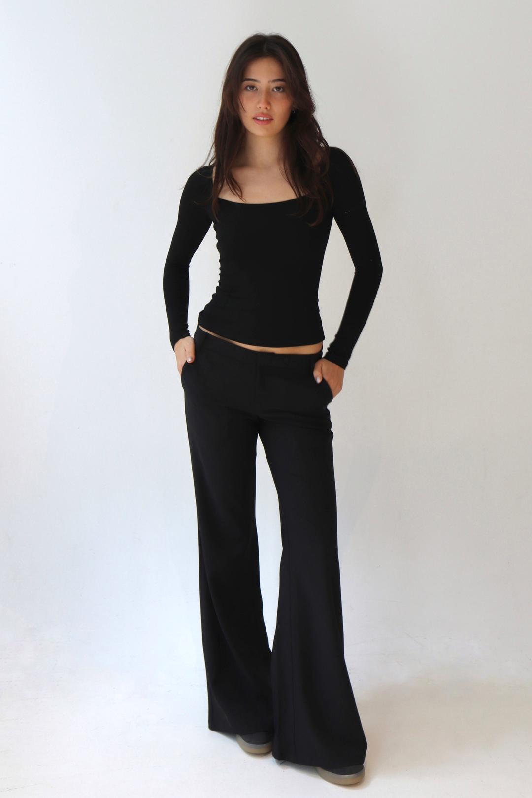 SCG MADE | Lucy low-rise trousers - M (shipped  by 5th of March) / Black