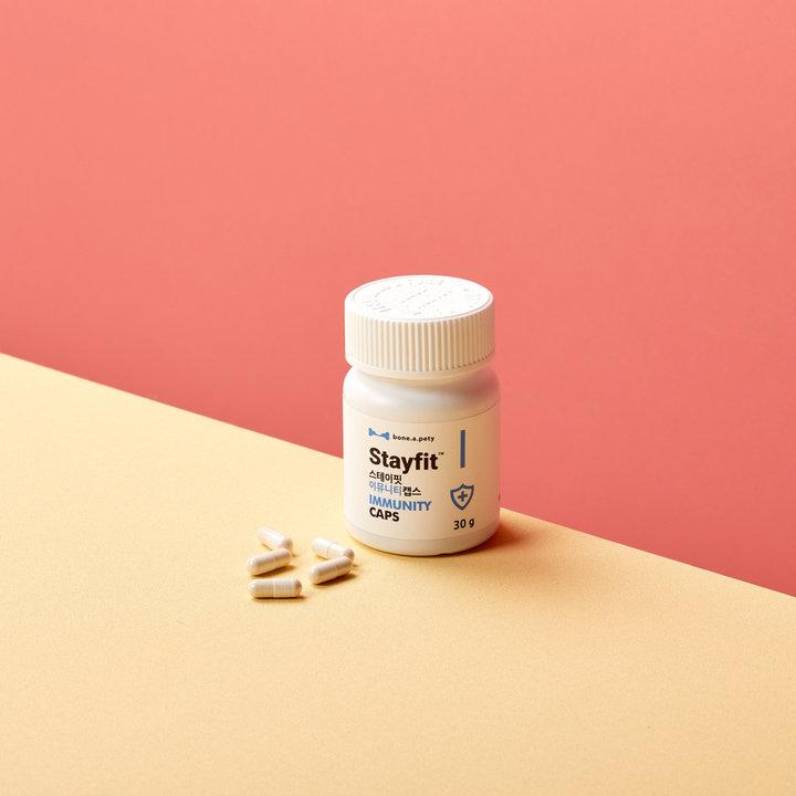 본아페티 이뮤니티캡스 강아지 면역력 영양제 60정