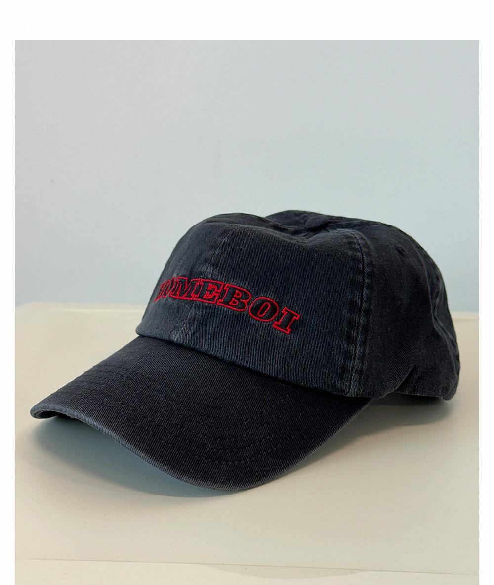 Washed Cap(워시드캡) - 블랙 (Audult/Kids)