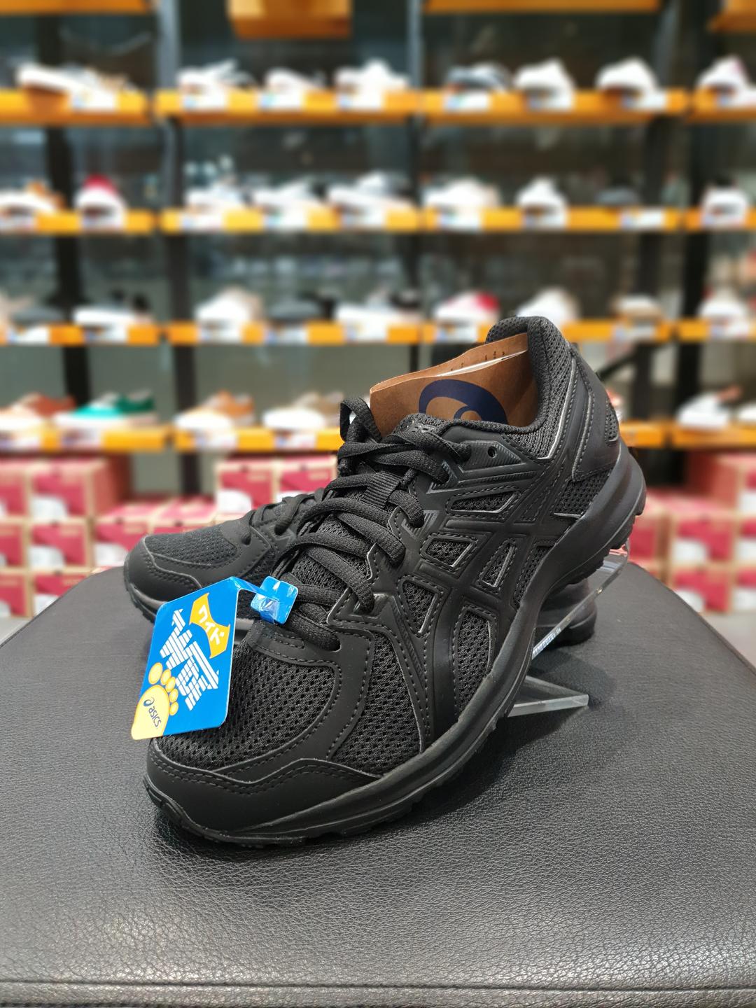 아식스 남성용 러닝화 조그100 2 JOG 100 2 TJG138 BLACK/BLACK