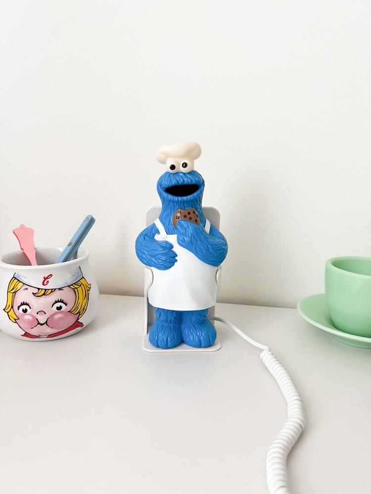 빈티지 쿠키몬스터 벽걸이 전화기 세서미스트리트