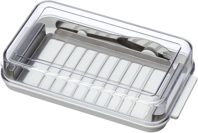 Skater Stainless Steel Cutter Style Butter Case, Various Sizes