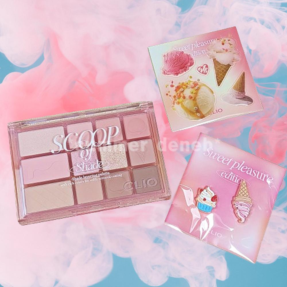 [볼록스티커+뱃지포함] 클리오 쉐이드 앤 섀도우 팔레트 스윗플레져 여쿨라