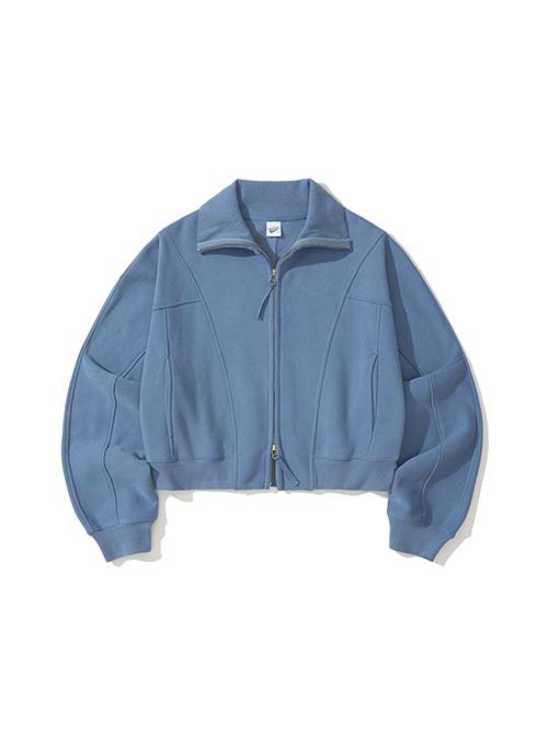 [WOMEN] LINE JERSEY TRACK TOP_PASTEL BLUE
