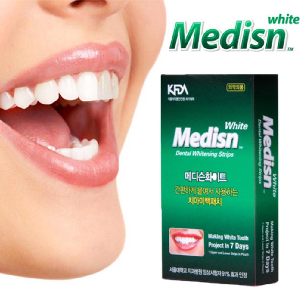 메디슨화이트치아미백패치 셀프 화이트닝