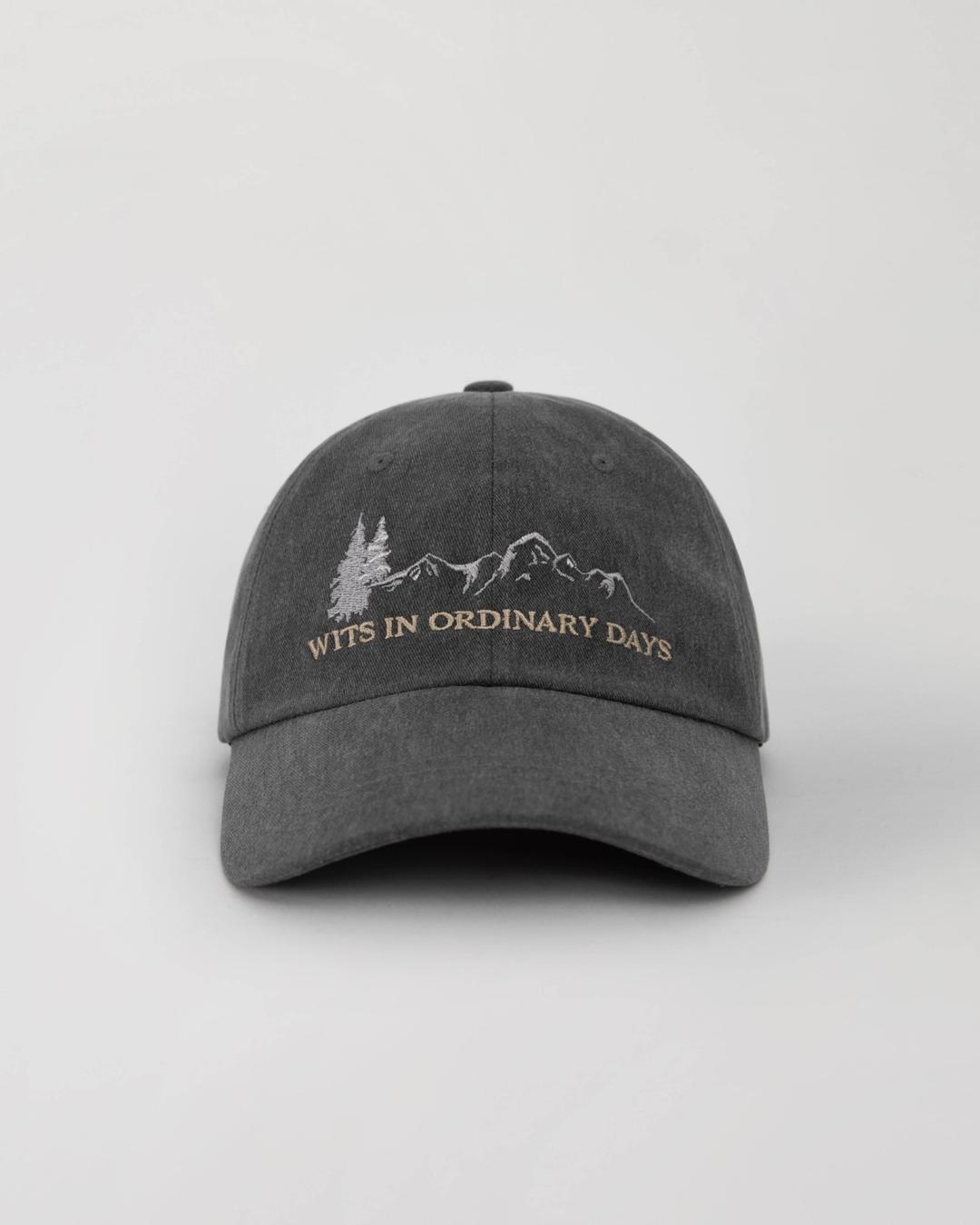 Lioren 리오렌 볼캡 - washed charcoal