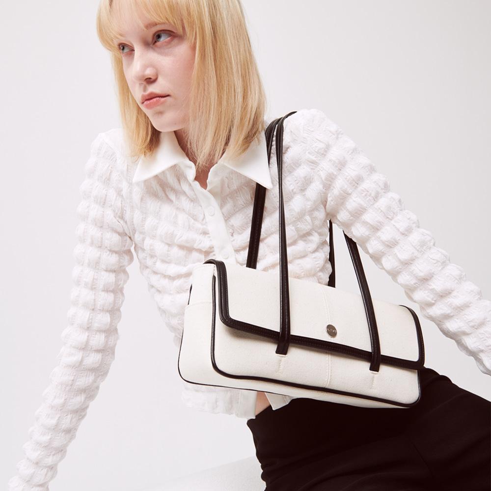 Mignon Baguette bag canvas black