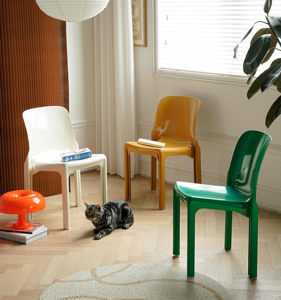 칩앤리빙 아르떼미데 셀레네 체어 바우하우스 강화 모던체어 4color