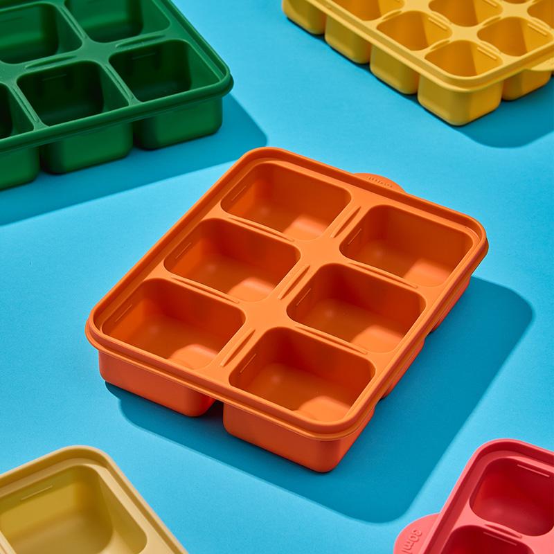 잼먹 이유식큐브 실리콘 보관 용기 이유식준비물