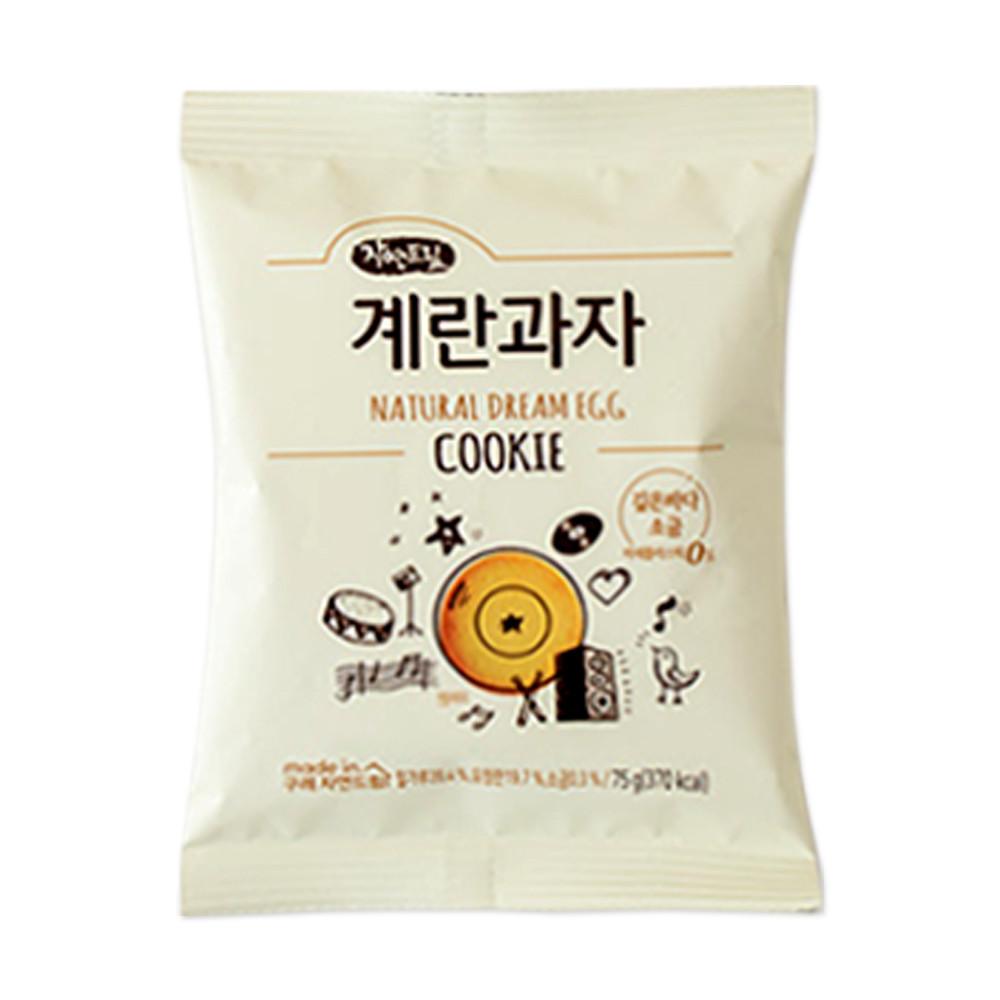 자연드림 계란과자 75g/아기간식 어린이 단체 간식