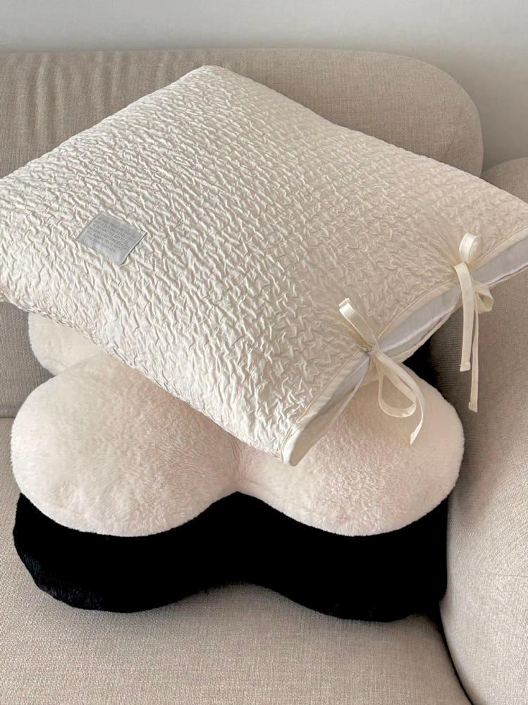 셔링 자루형 쿠션커버 50x50