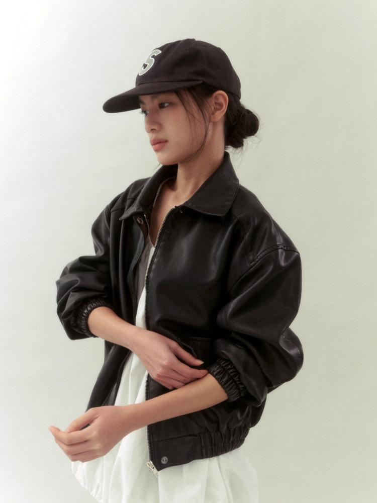 [당일발송]Unum 워싱 레더블루종