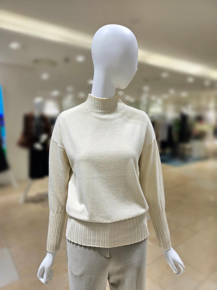 [올리브데올리브] 골지 밴딩 하이넥 니트 YK5WP438