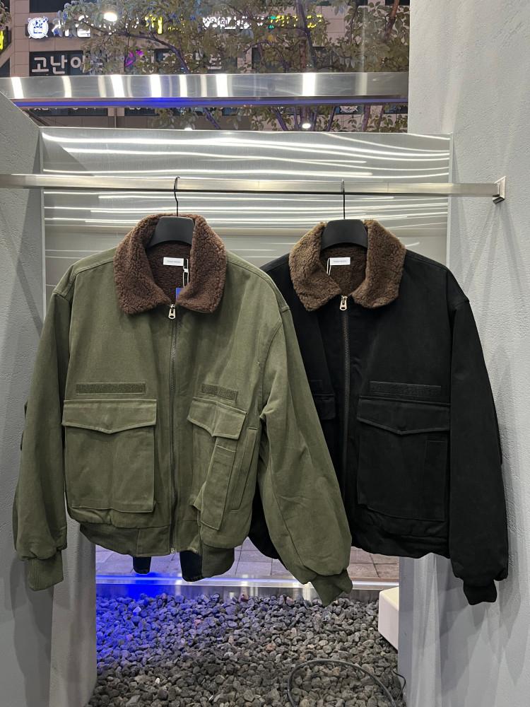 덤브링 덱 양털 카라 자켓 2color