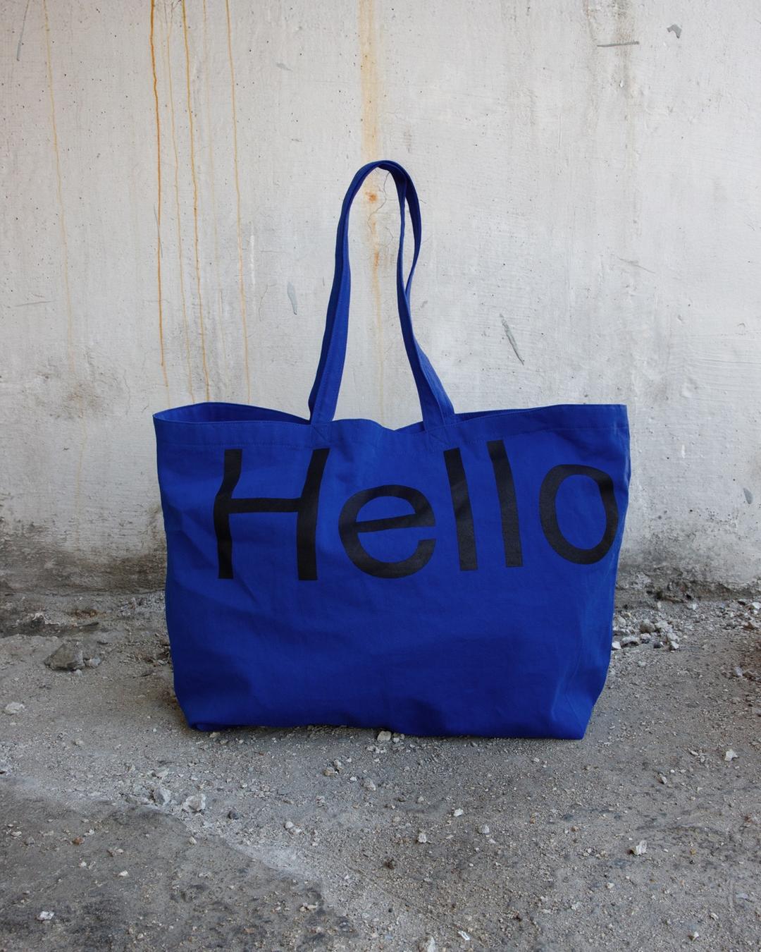 Big tote bag - Cobalt blue