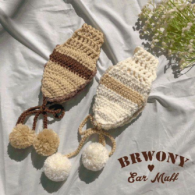 [체리콘] 핸드메이드 브라우니 귀도리