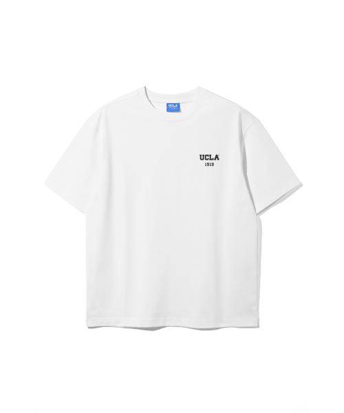 남성 스몰로고 레귤러핏 반팔 티셔츠[O-WHITE](UB5ST90)