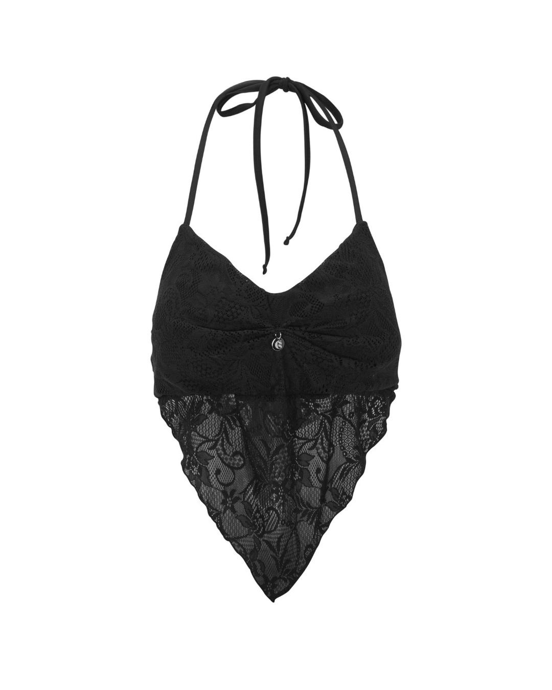 CS BARELACE BIKINI TOP (BLACK)