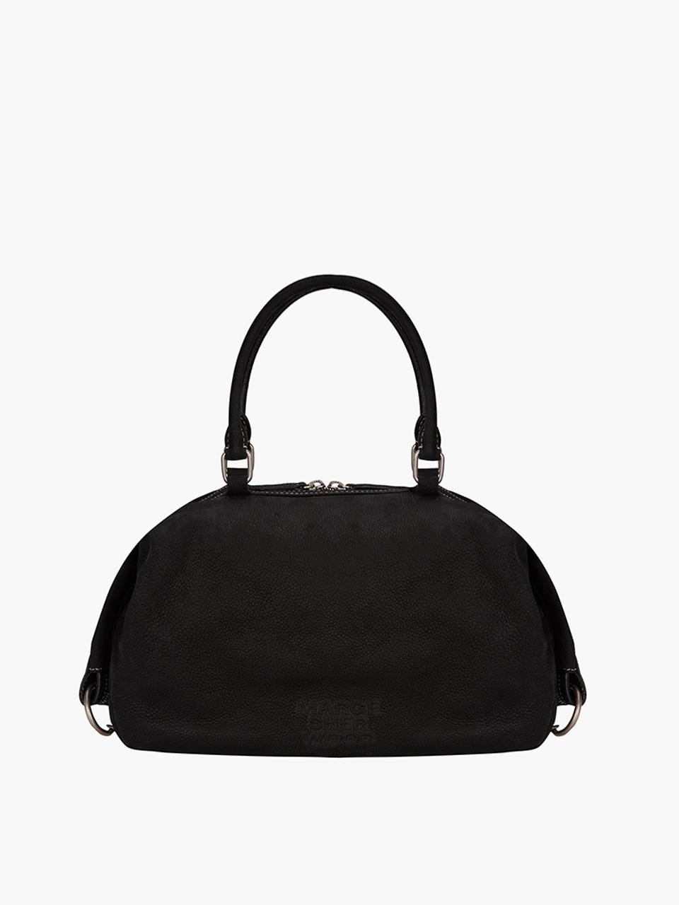 DUMPLING TOTE_black nubuck