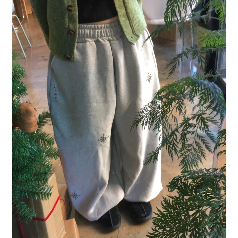 스터드 양기모팬츠(3color)