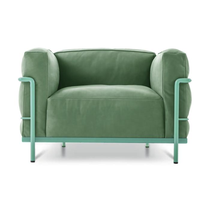 LC3 1 seater Sofa - Green