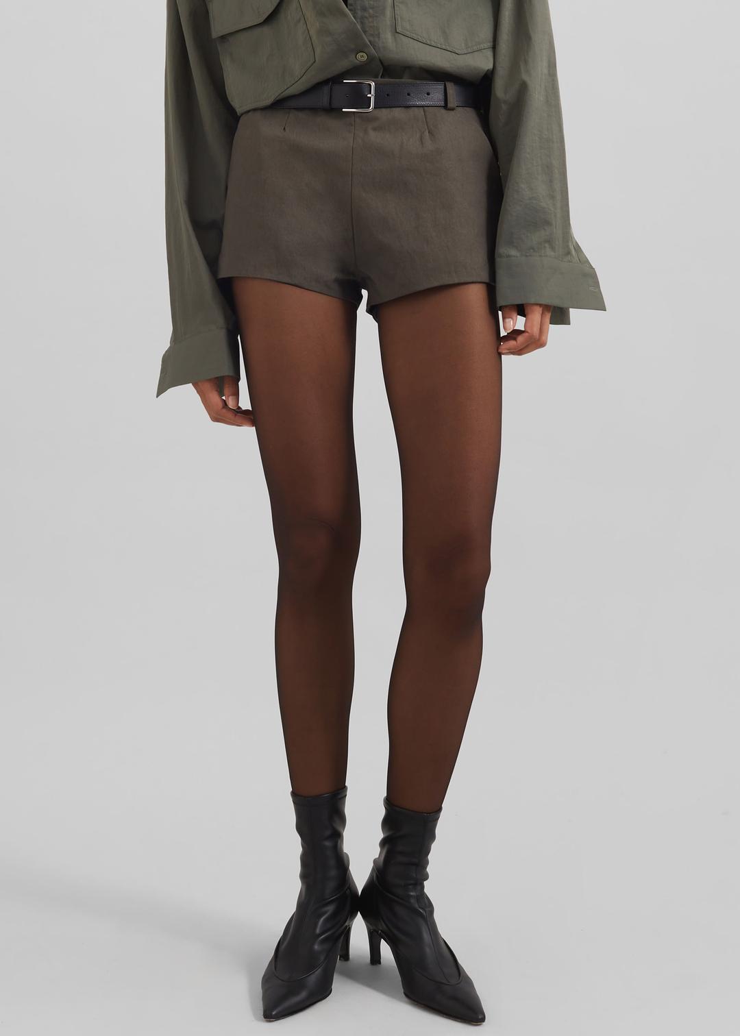 Rolen Hot Pants - Dark Olive - S