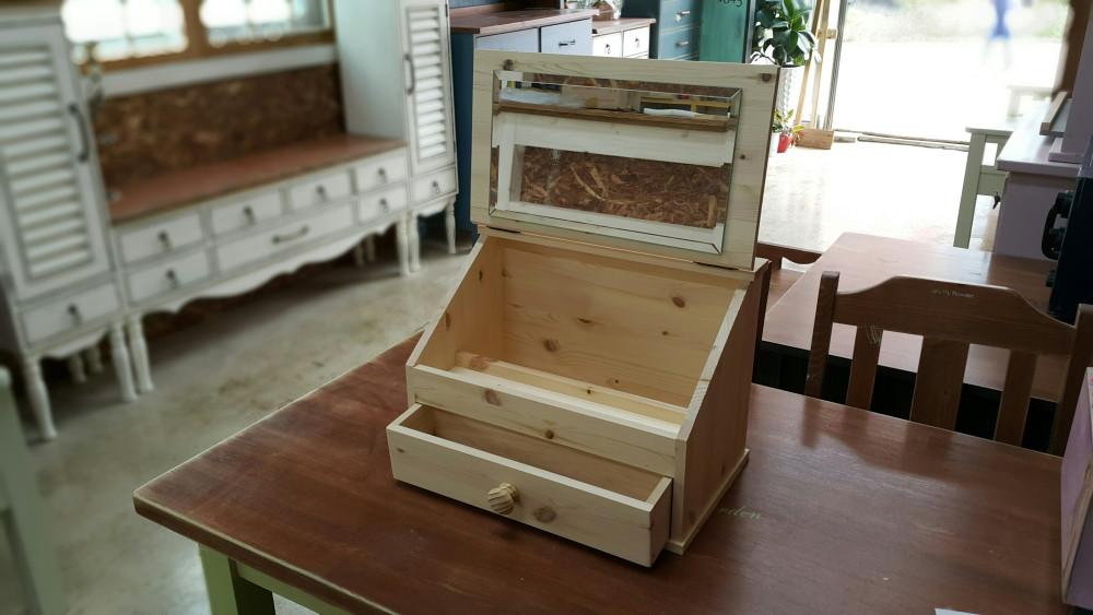 별나무 DIY 원목소품 완전조립반제 / 원목 경대,화장품박스,화장품케이스 반제품