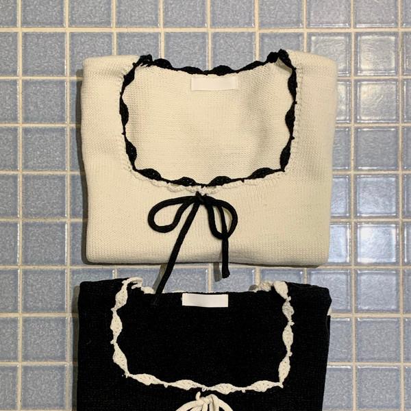 • [주문폭주] margaret ribbon knit
