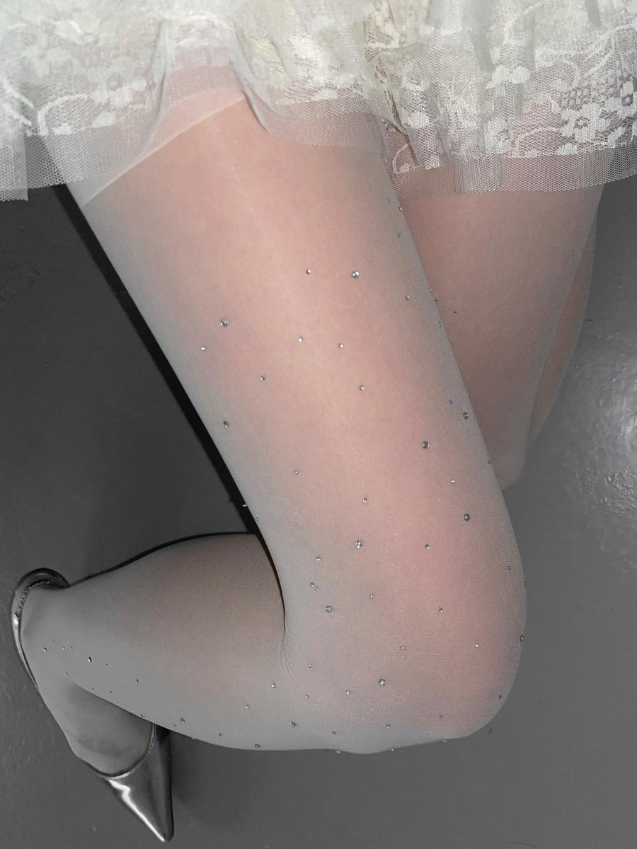 snow twinkle stocking(2 color)