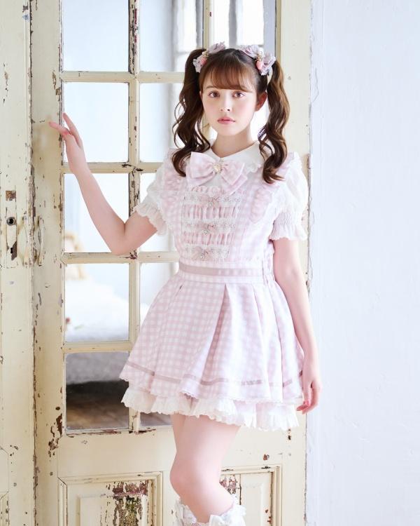 ギンガムツイードセットアップ