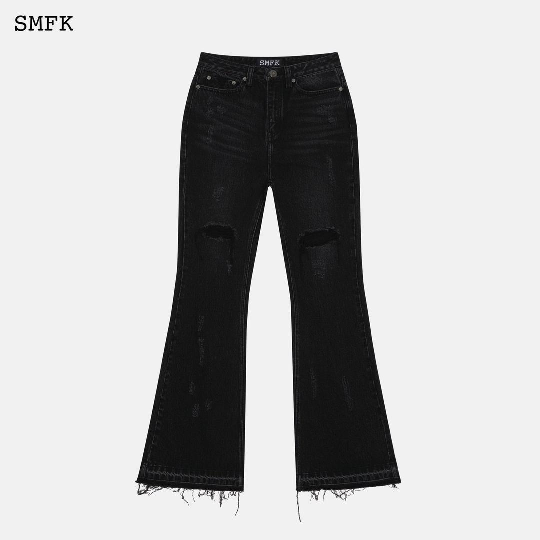 Wilderness Wandering Mermaid Grey Jeans - S