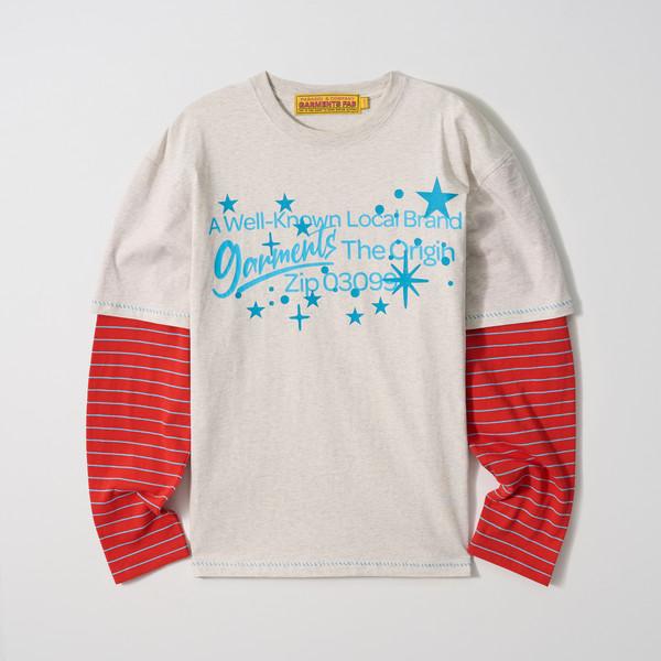 Stripe Layered Longsleeve (OATMEAL)