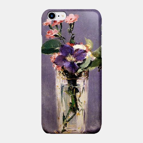 [에두아르 마네] 크리스탈 병에 꽂혀있는 카네이션과 클레마티스꽃