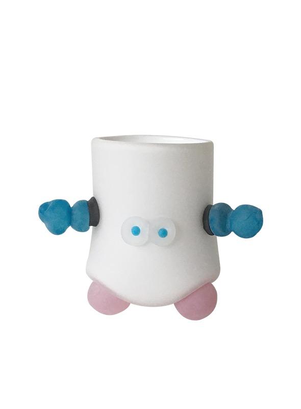 Blue pigtails cup