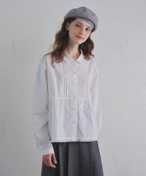 오로(ORO)  티어드 레이스 블라우스_Off White - 사이즈 & 후기 | 무신사