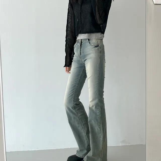 슬림 썸머 부츠컷 데님팬츠