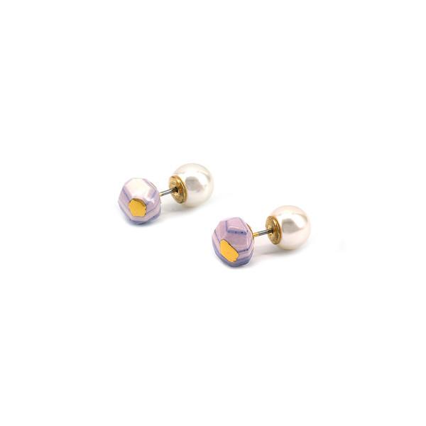 2022 PANTONE stratum pearl earring (LP)
