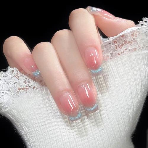 은하수 프렌치 블러셔 네일팁