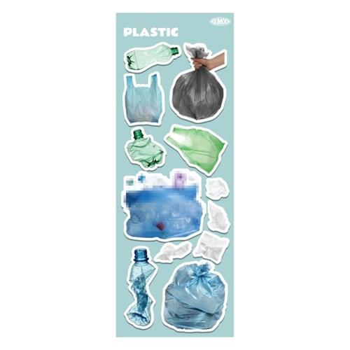 PLASTIC OBJECT STICKER