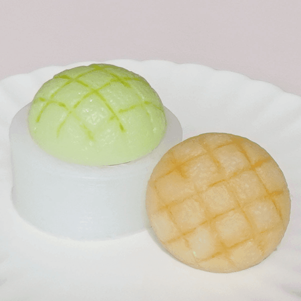 말랑말랑 메론빵 몰드 4cm / 스퀴시, 말랑이, 스마트톡 / 레진아트 실리콘 멜론빵 몰드