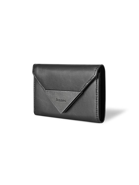MATT TRIANGLE WALLET - METAL GREY