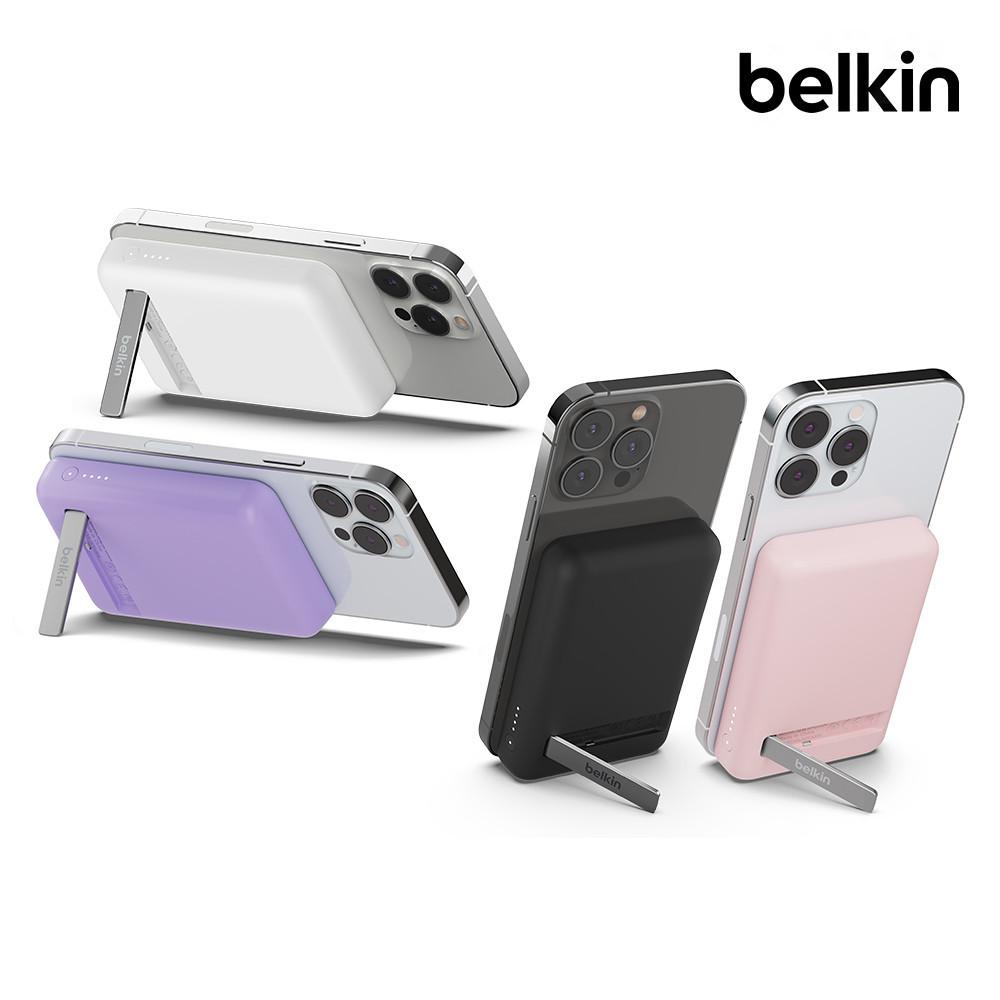 벨킨 5000mAh 맥세이프보조배터리 마그네틱 아이폰 무선 충전 BPD004bt 아이폰15 14 13 12 호환